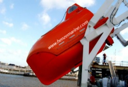 4.9M with 16 persons Fire-proof Free Fall Lifeboat With ABS Class Approval Certificate