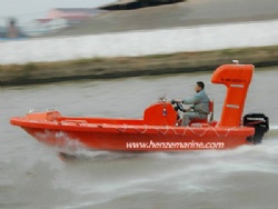 Solas Approval with MED certificate Inbuilt Engine FRP Fast Rescue Boat For Sale